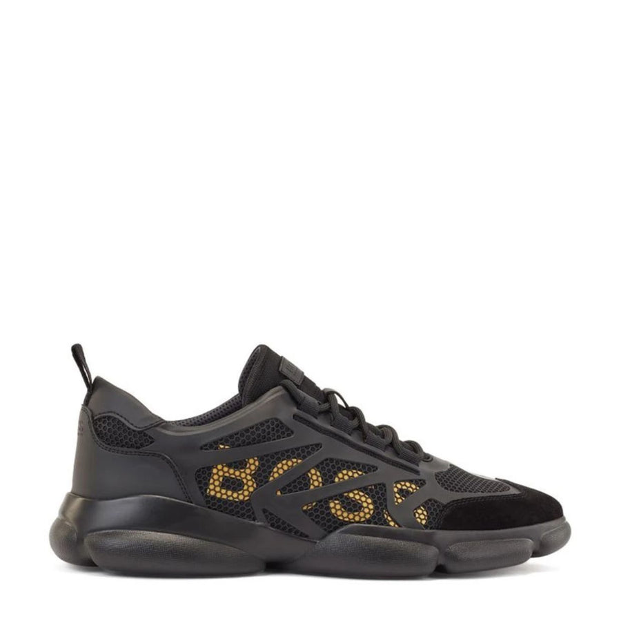 Hugo Boss Low-top trainers with honeycomb mesh and logo details