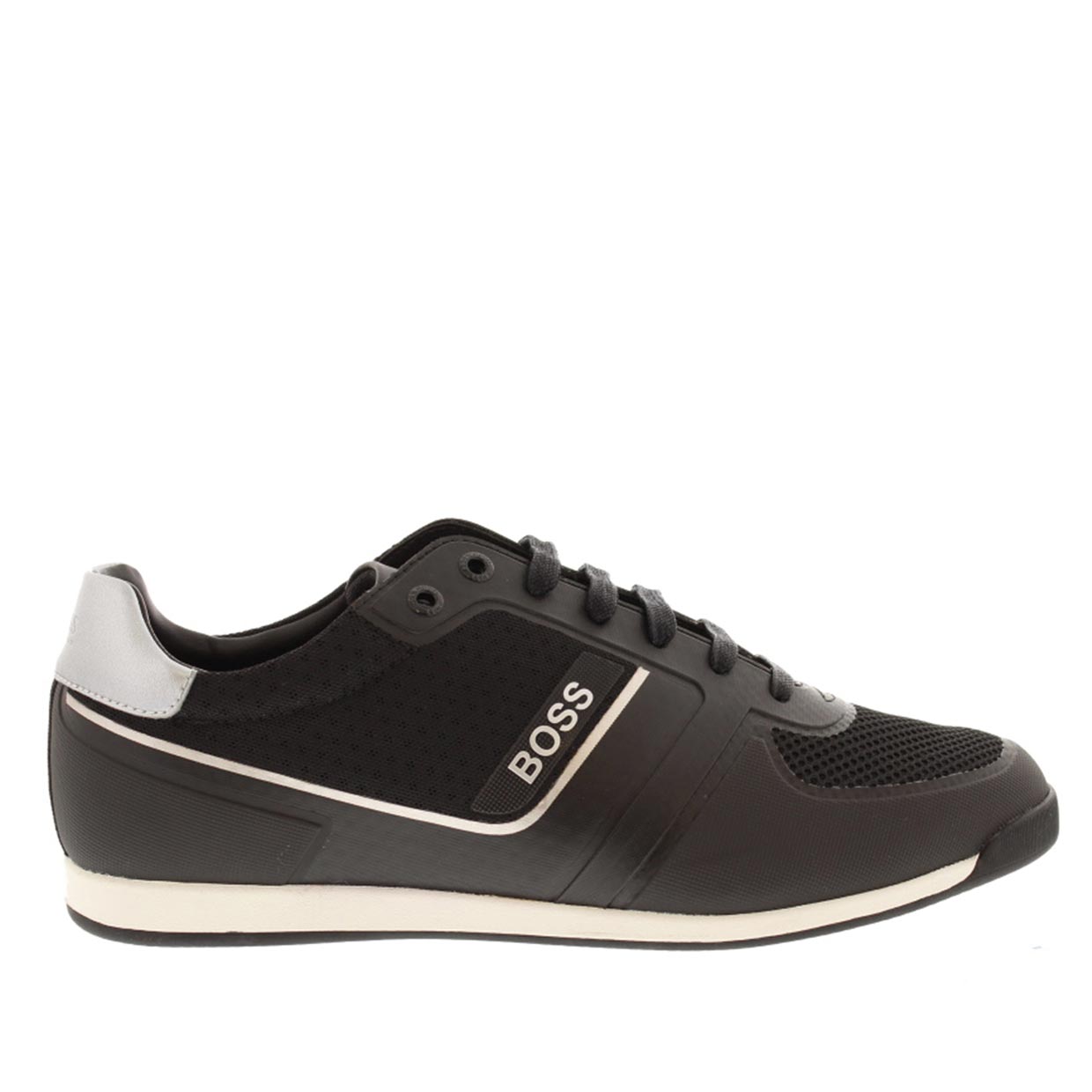 oss Black Thermo-bonded Details Trainers