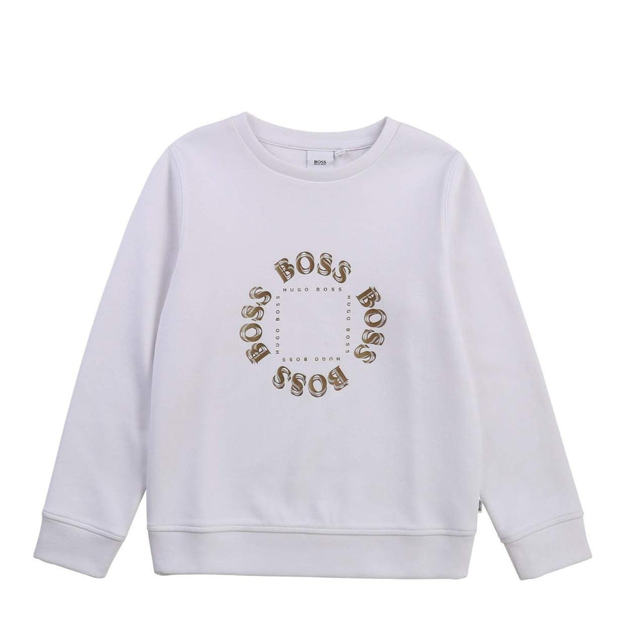 Boss Kids Gold Logo Sweater