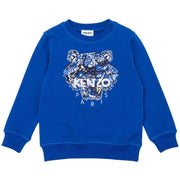 Kenzo Kids Blue Logo Sweatshirt