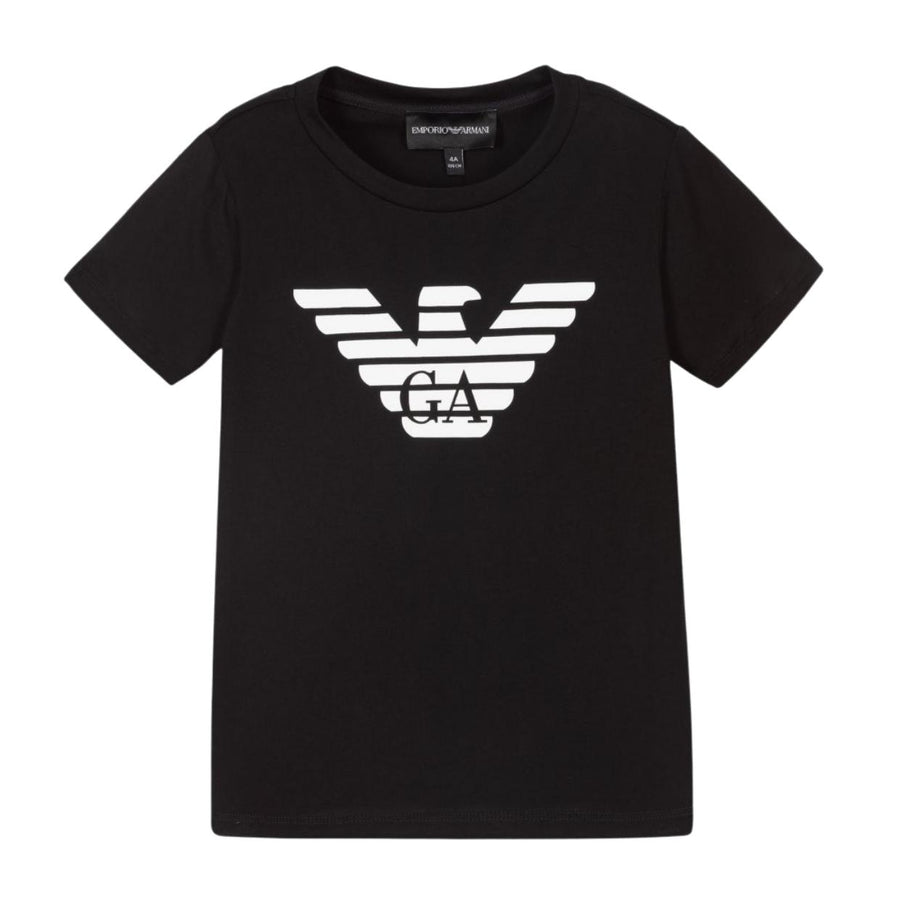 Emporio Armani Junior Print Eagle Logo T-Shirt