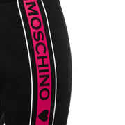 Love Moschino Black Logo Band Fleece Joggers