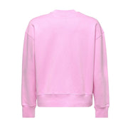 MSGM Pink Contrast Logo Sweater