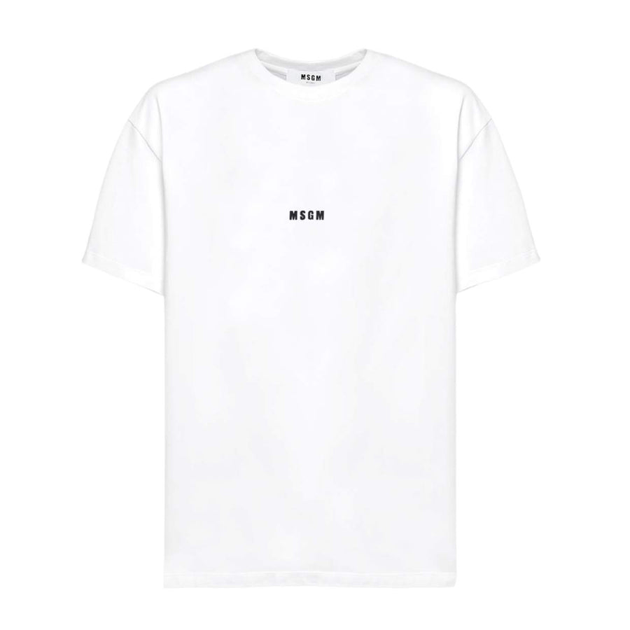 MSGM White Logo T-Shirt