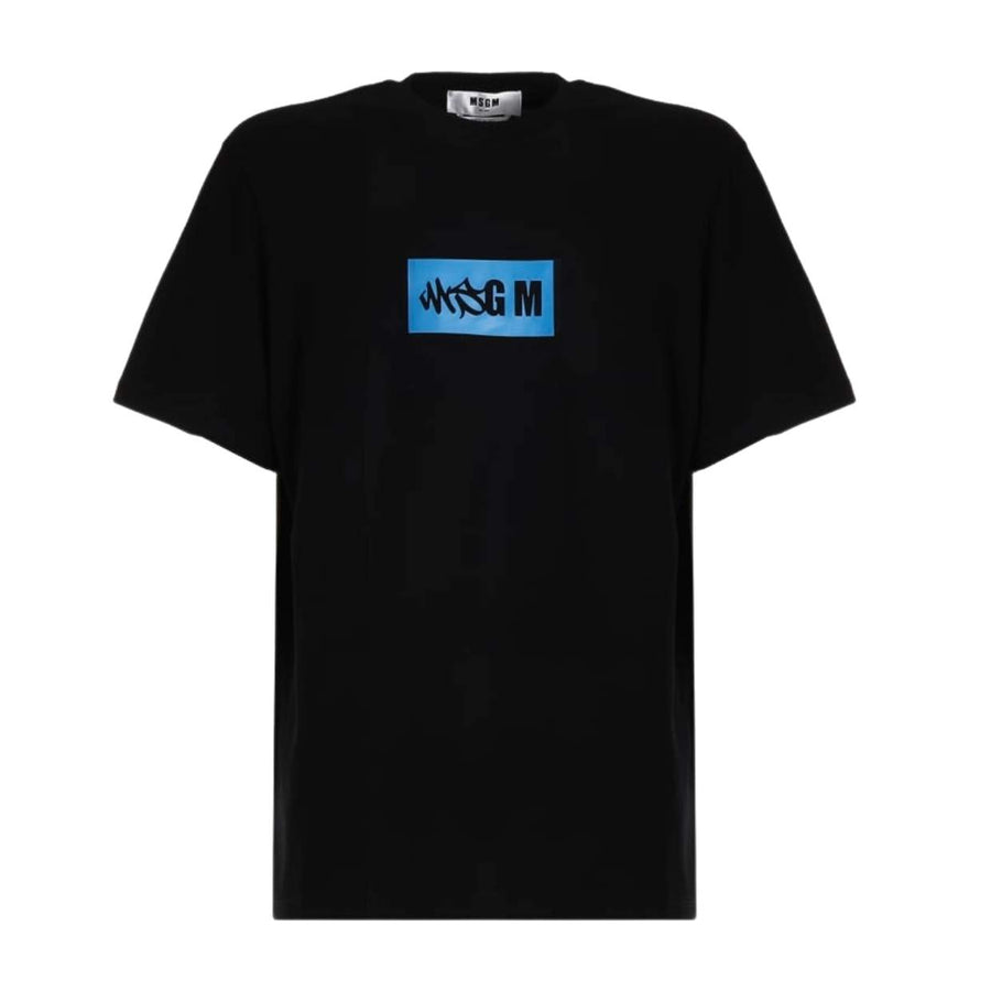 MSGM Block Logo Crew Neck T-Shirt