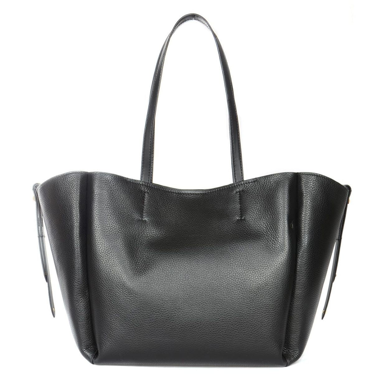 Michael kors black shopper bag discount