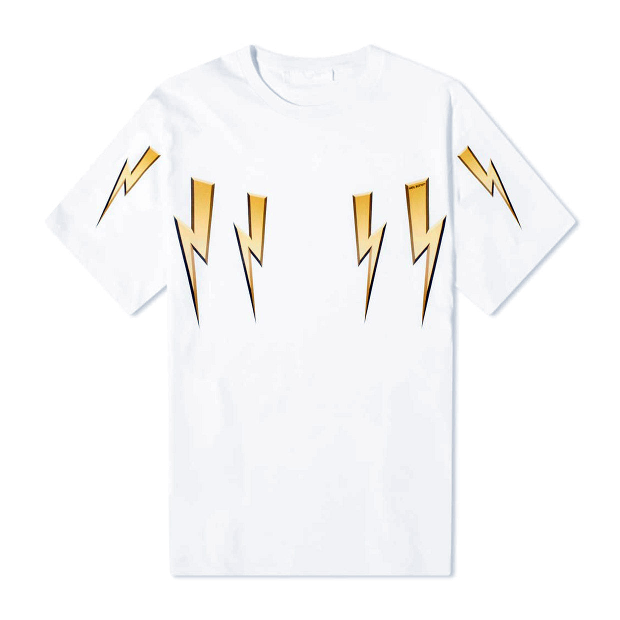 Neil Barrett Gold Thunderbolt T-shirt
