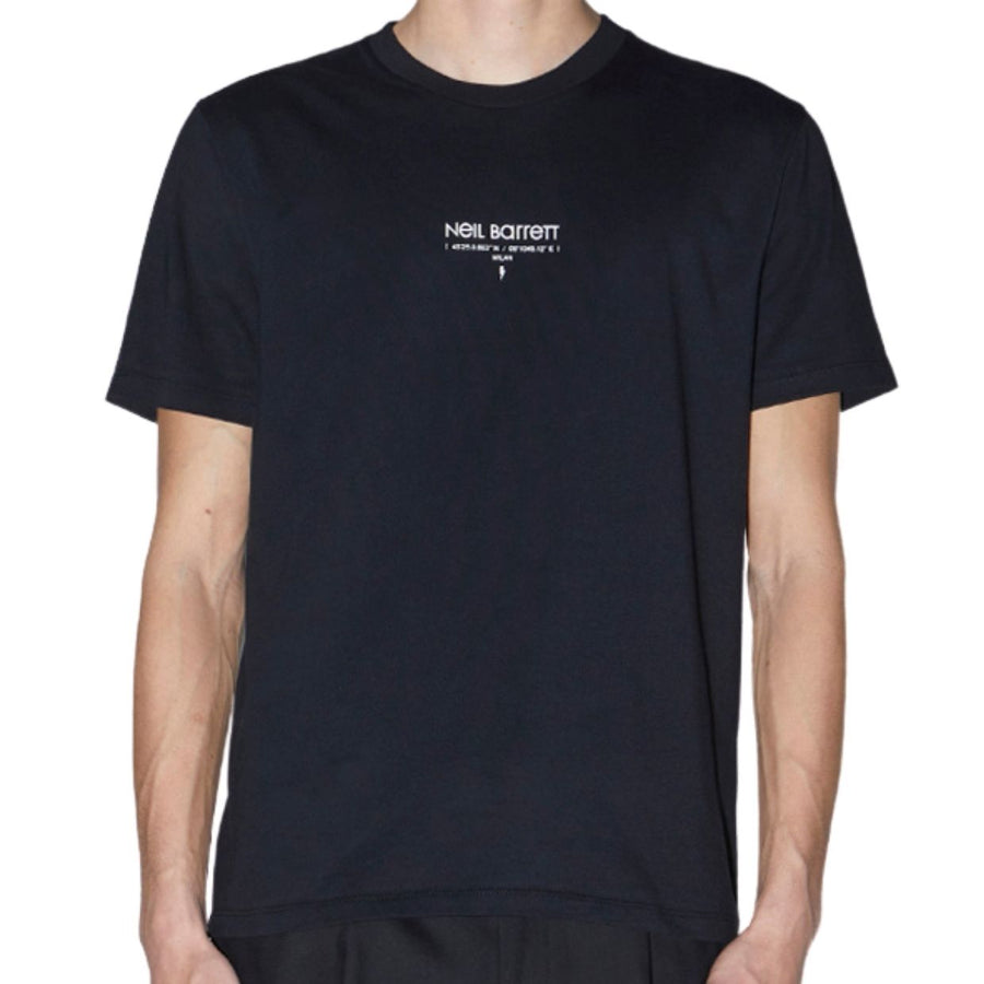 Neil Barrett Black Reverse Logo T-Shirt