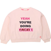 Billieblush 'You're Doing Great' Sweatshirt
