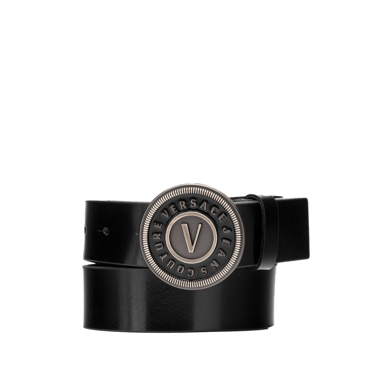 Versace Jeans Couture Womens Leather Logo Belt