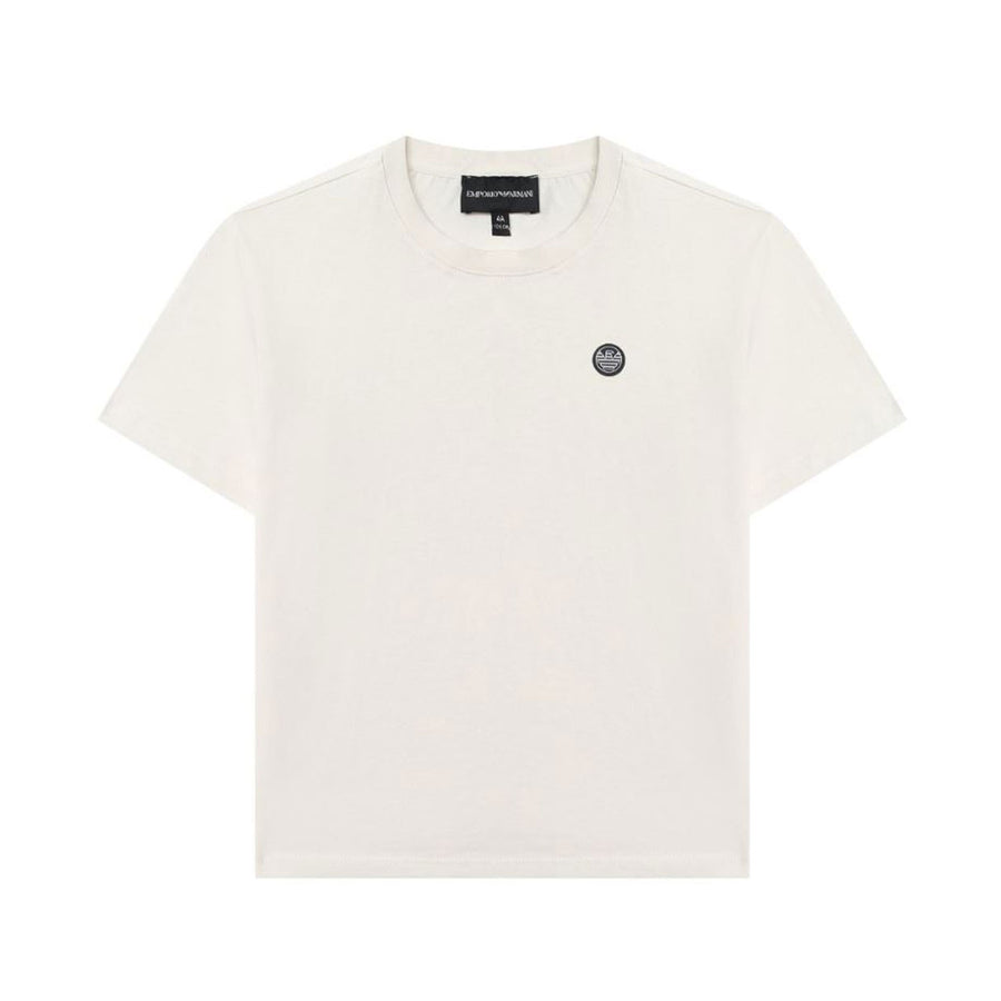 Emporio Armani Junior Off-White T-Shirt