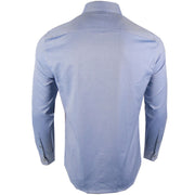 Emporio Armani Blue Chest Logo Shirt