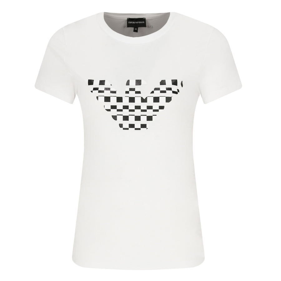 Emporio Armani White Chest Logo T-shirt