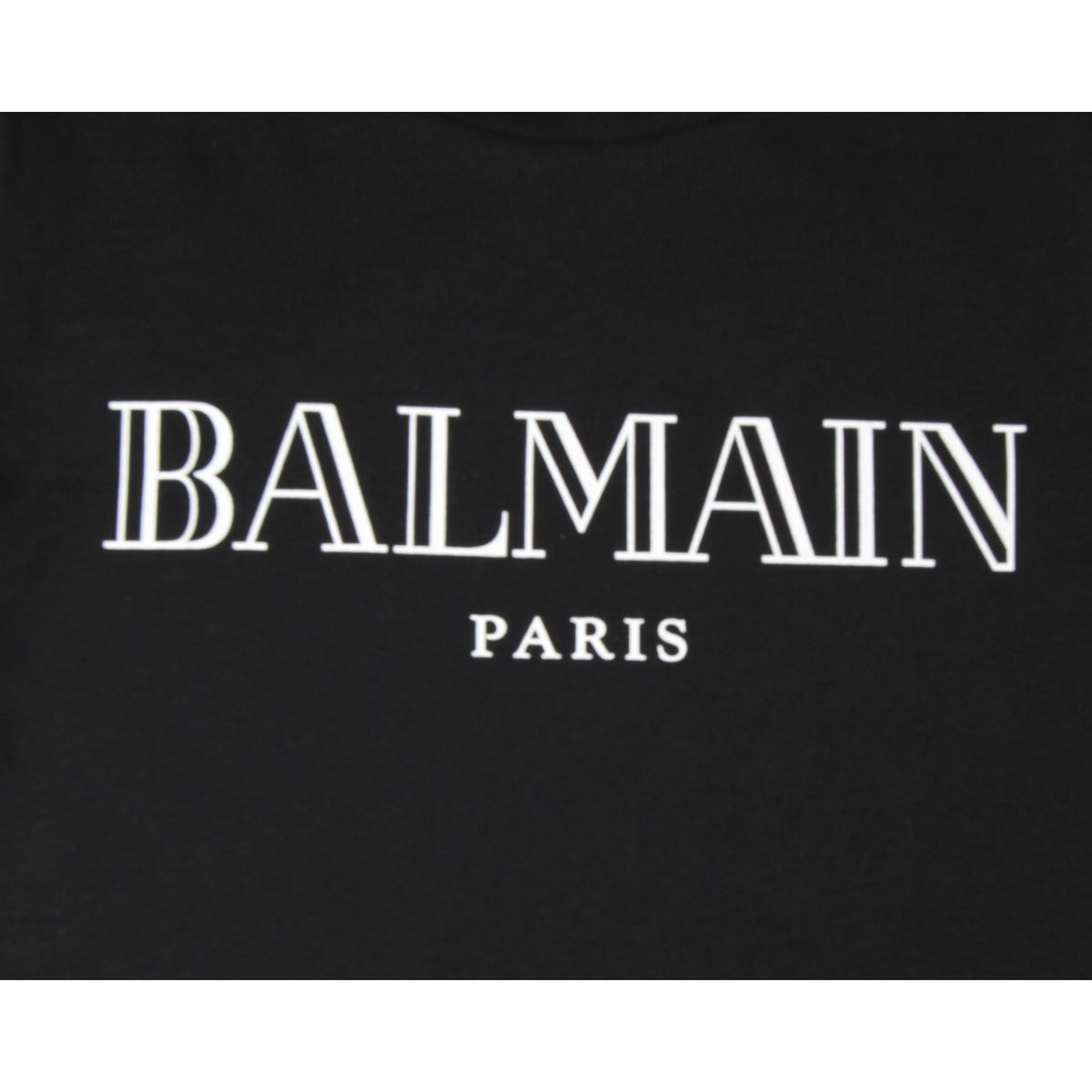 Balmain Paris White Logo T-Shirt