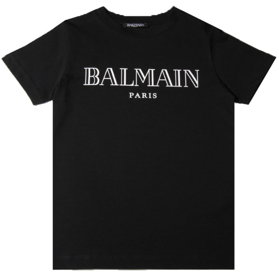 Balmain Paris White Logo T-Shirt