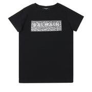 Balmain Kids Embellished Logo T-shirt