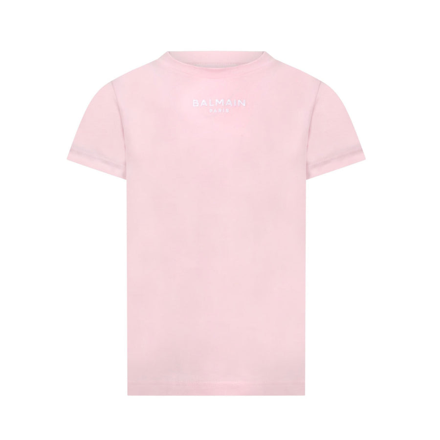 Balmain Kids Pink T-Shirt