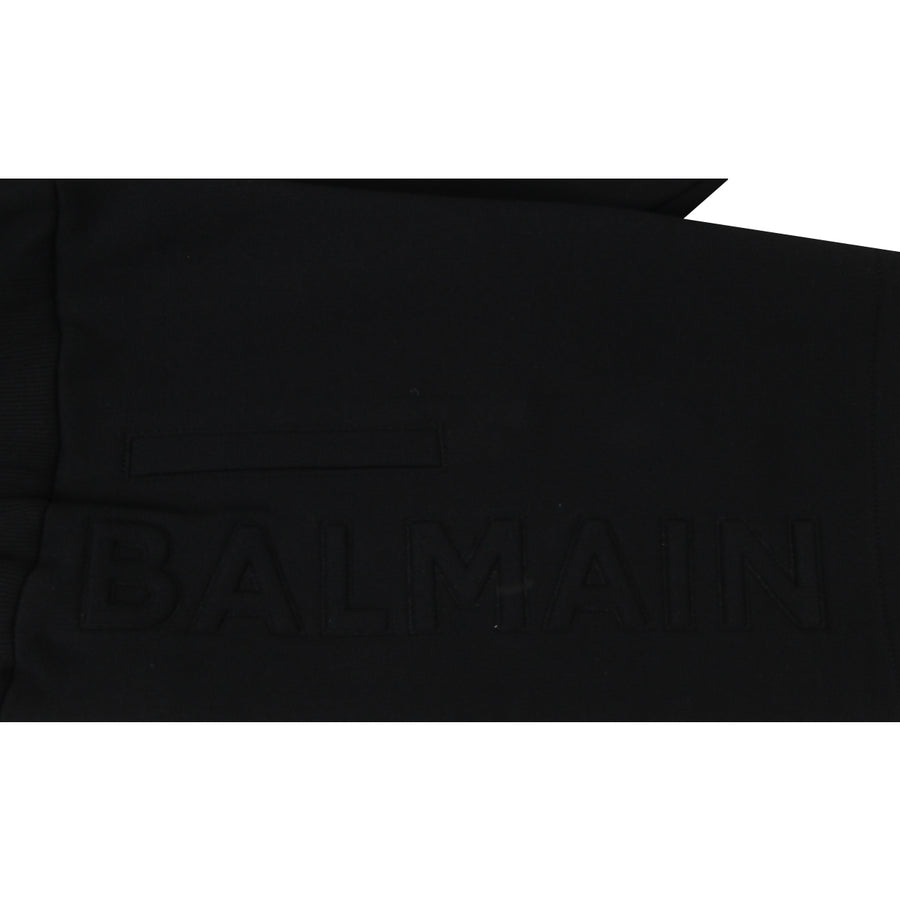 Balmain Kids Embossed Logo Shorts