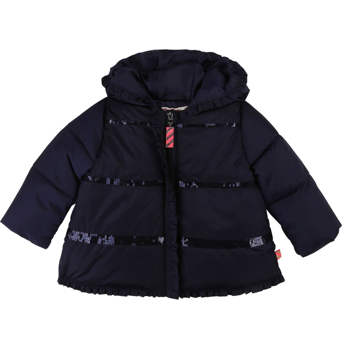 Billieblush Baby Navy Nylon Jacket front 