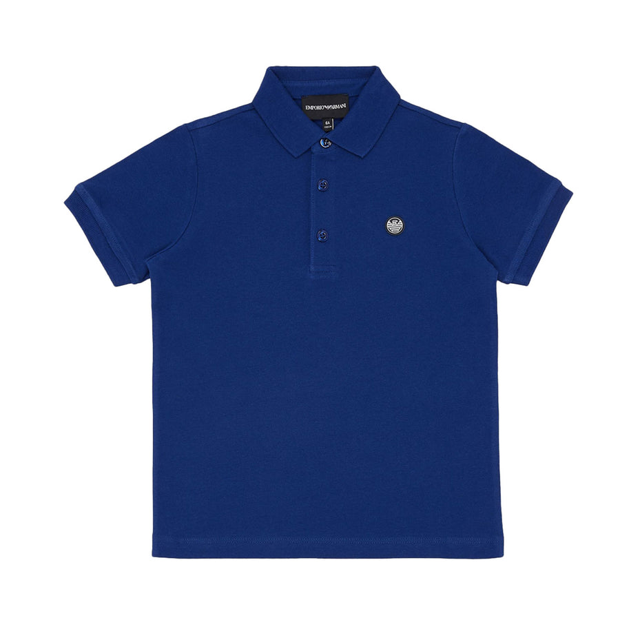 Emporio Armani Junior Blue Polo Shirt