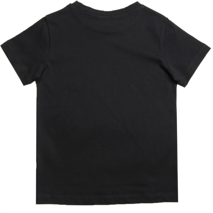 Balmain Kids Black Cotton Logo T-Shirt