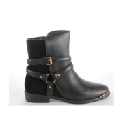 UGG Women Black Kelby Ankle Boots Retro Designer Wear