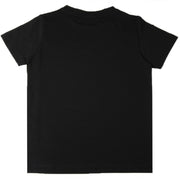 Balmain Kids Black and White Logo T-Shirt