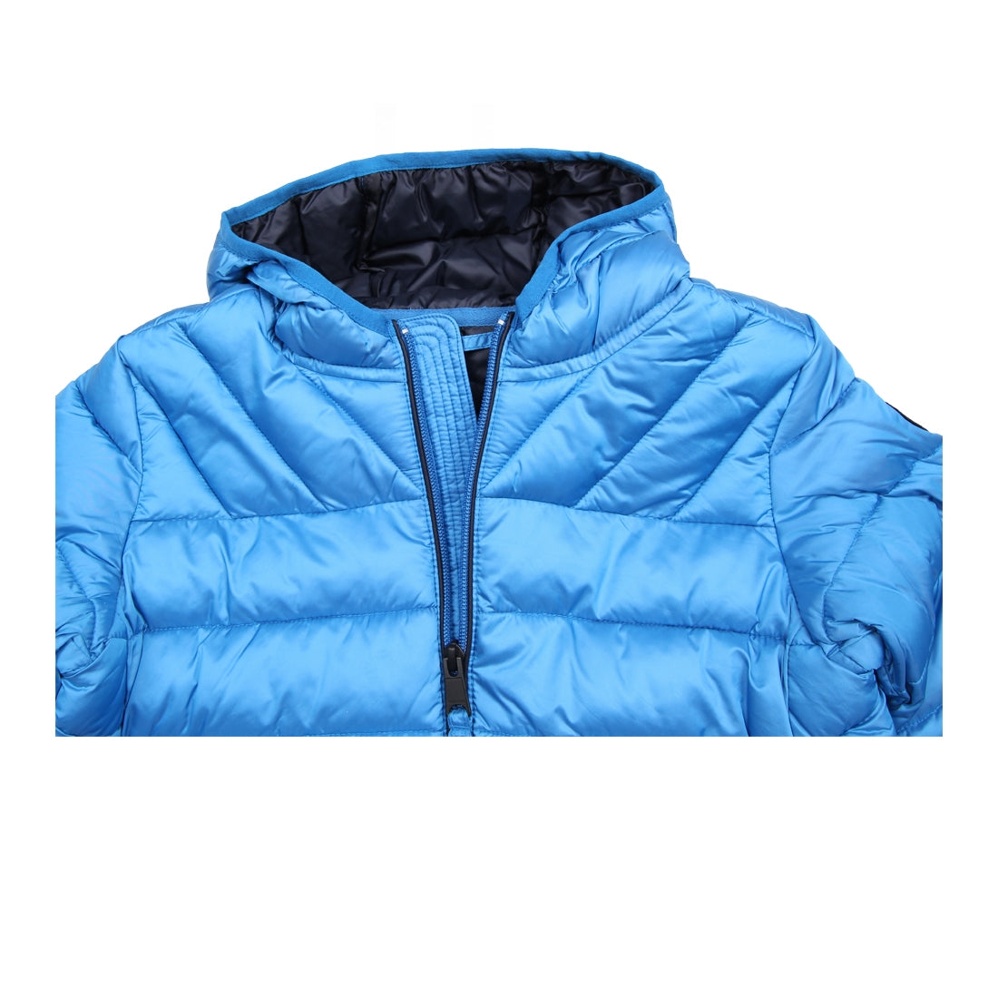 Napapijri Junior Quilted Blue Jacket - Retro Designer Wear