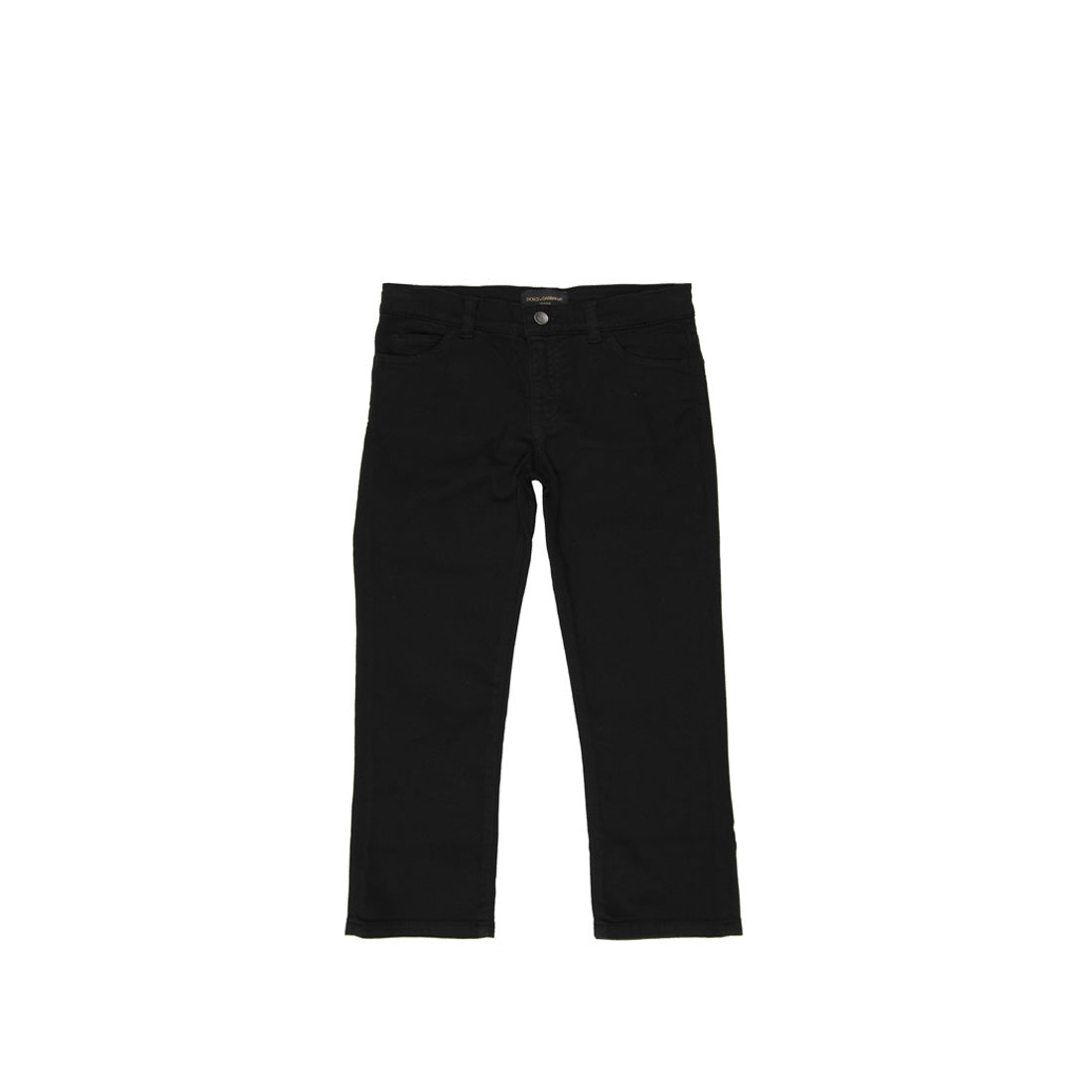 Dolce & Gabbana Musical Black Denim Jeans - Retro Designer Wear