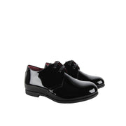 Dolce & Gabbana Black Patent Derby Shoes - Retro Designer Wear