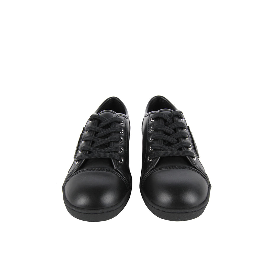 Dolce & Gabbana Nappa Leather Black Sneakers - Retro Designer Wear