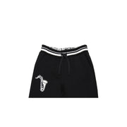 Dolce & Gabbana Saxophone Black Jogging Bottoms - Retro Designer Wear