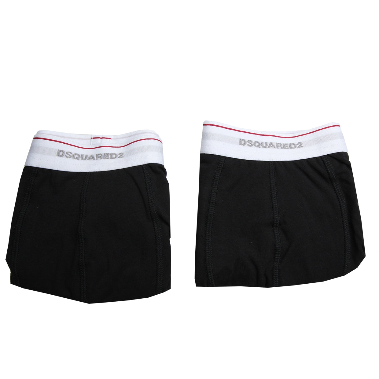 DSquared2 Twin Pack Black Cotton Stretch Boxer Shorts second 
