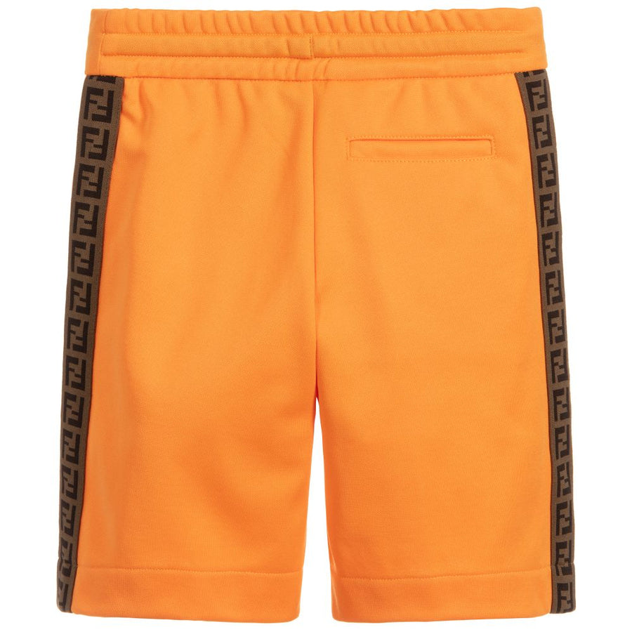 Fendi Junior FF Logo Shorts