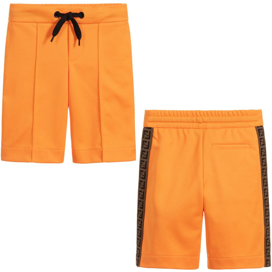 Fendi Junior FF Logo Shorts