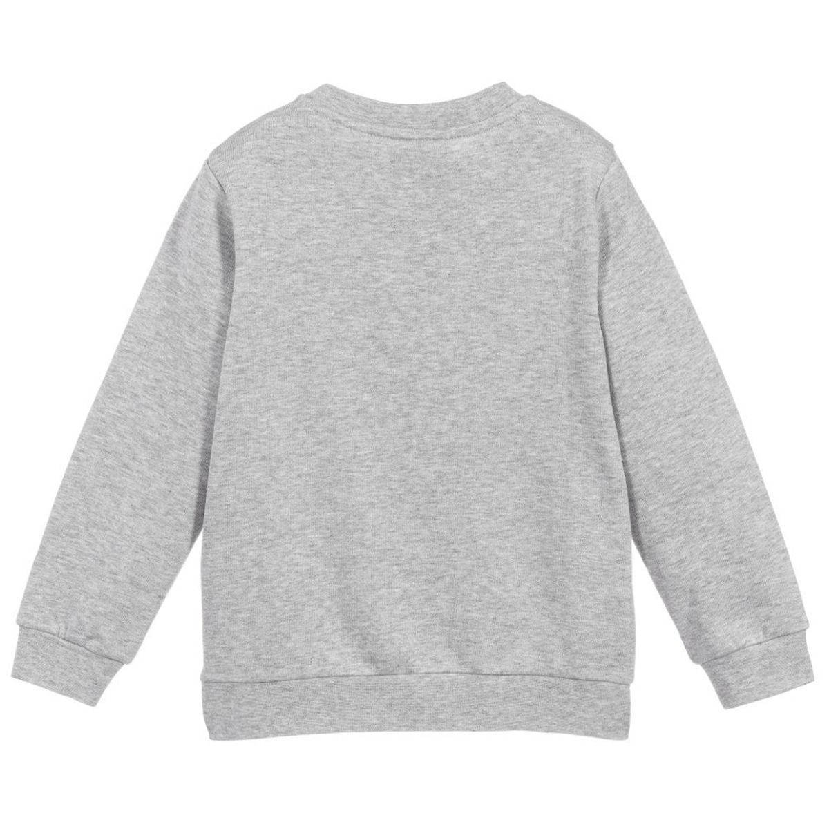 Fendi Junior Grey Roma Stamp Sweatshirt