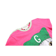 Gucci Baby Cat Printed Pink Top Neck