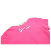 Gucci Baby Cat Printed Pink Top Nape