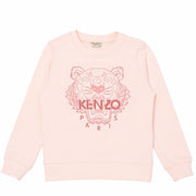 Kenzo Kids Pink Logo Sweatshirt