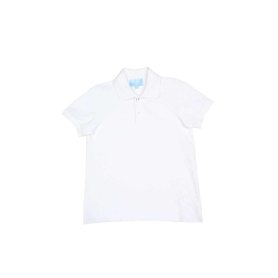 Lanvin Kids White Polo Shirt - Retro Designer Wear