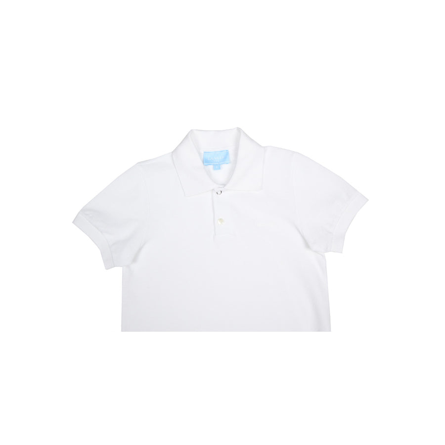 Lanvin Kids White Polo Shirt - Retro Designer Wear