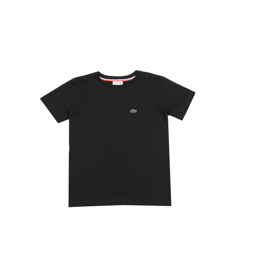 Lacoste Kids Solid Black T-Shirt - Retro Designer Wear