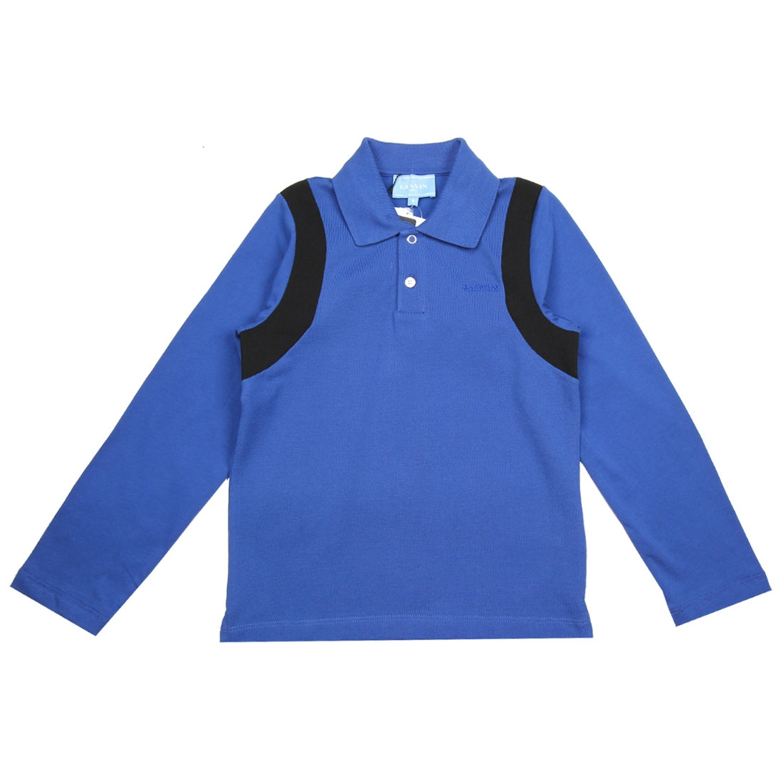 Lanvin Kids Blue Polo Shirt - Retro Designer Wear