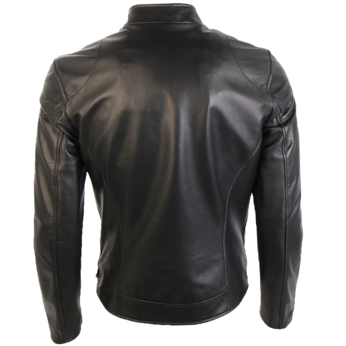 Philipp Plein Leather Moto Jacket Original