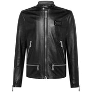 PHILIP PLEIN LEATHER MOTO JACKET ORIGINAL