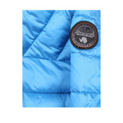 Napapijri Junior Quilted Blue Jacket - Retro Designer Wear