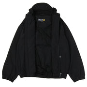 Lyle & Scott Junior Black Lightweight Hooded Jacket open 