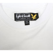 Lyle & Scott Junior White T-Shirt label 
