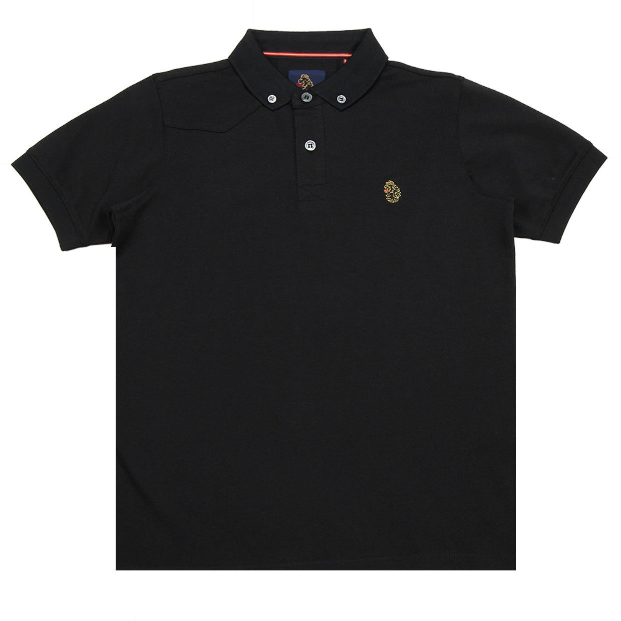Luke 1977 Junior Black Polo Shirt Front