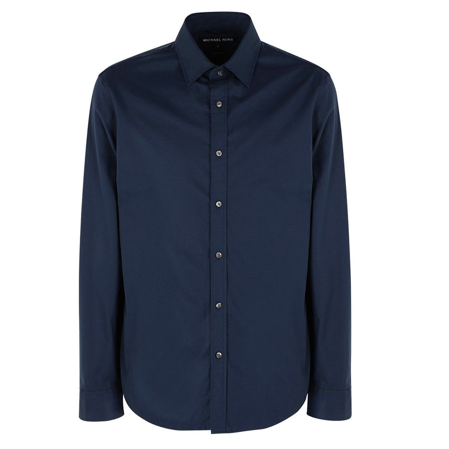 Michael Kors Navy Button-Up Shirt